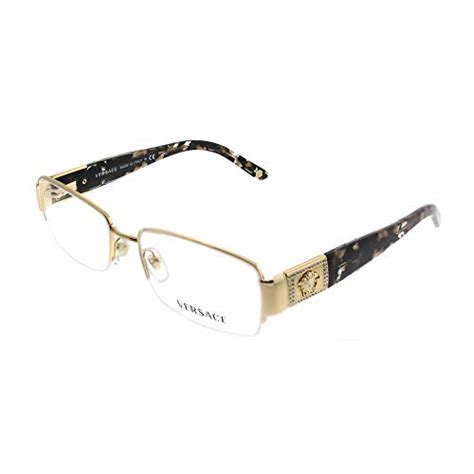 versace rimless glasses|clear Versace glasses on face.